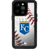 MLB Kansas City Royals Game Ball iPhone 15 Pro Waterproof Case